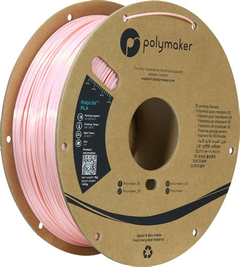 Polymaker PolyLite Silk PLA Pink 3DJake Deutschland