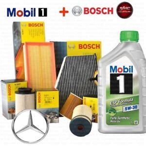 Kit Tagliando Mercedes Classe A Cdi W Bosch Lt Olio