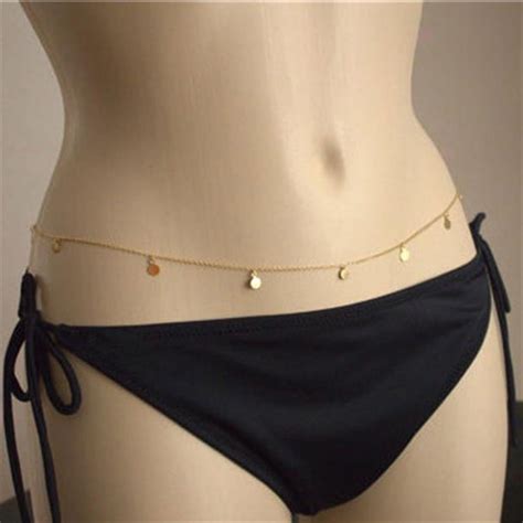 Sexy Women Gold Bead Bikini Waist Belly Chain Link Necklace Chains Body Y L Walmart