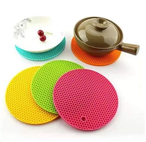 Multicolor Silicone Hot Mat Round Random Color Size Inch At Rs Piece In Mumbai