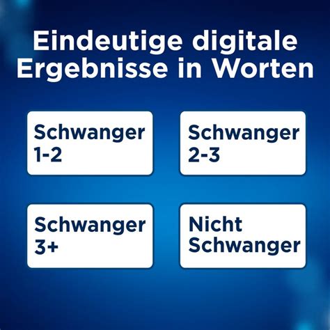 Clearblue Schwangerschaftstest Digital Mit Wochenbestimmung Er St