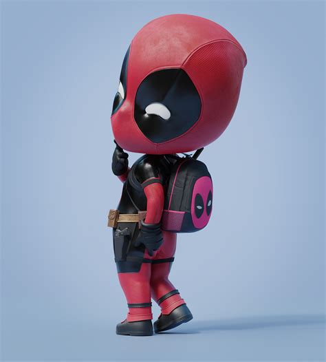 Chibi Deadpool - Finished Projects - Blender Artists Community