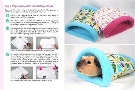 Make Your Own Guinea Pig Snuggle Sacks Digital Sewing Pattern Etsy