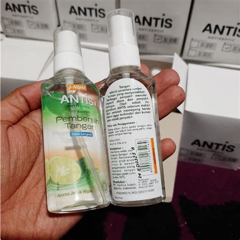 Jual Hand Sanitizer Antis Spray 55 Ml Aroma Jeruk Nipis Shopee Indonesia