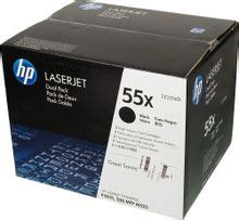 Аксессуары для картридж (двойная упаковка) HP 55X, черный / CE255XD ...
