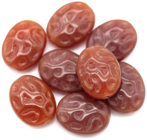 4pc 16x12mm Czech Pressed Glass Patterned Oval Beads Dark Carnelian