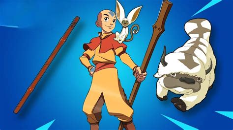 Fortnite X Avatar The Last Airbender Elements Pass Trailer Is With Aang Skin And Appa Sky