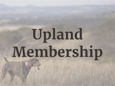 Upland Membership Austin Gun Club