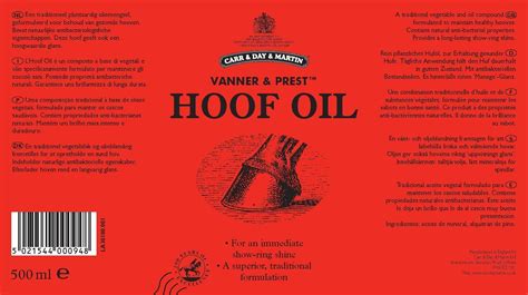 Vanner And Prest Hoof White Pine Oil Oil