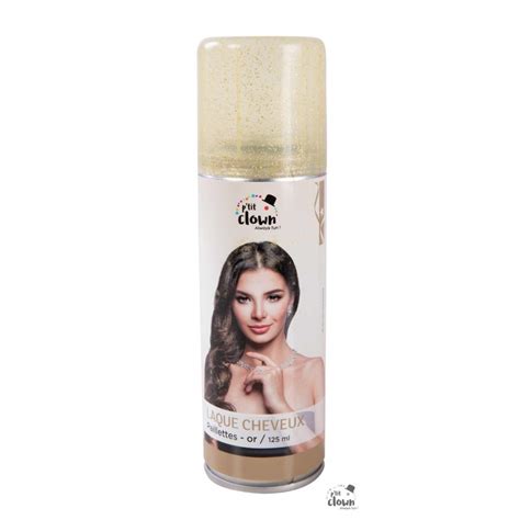 Spray Laque Cheveux Paillettes Ml Or