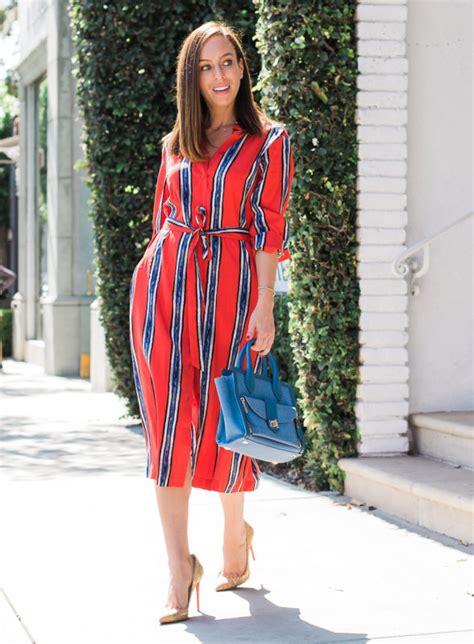 Sydne Style Wears Tucker Shirtdress For Office Outfit Ideas Sydne Style