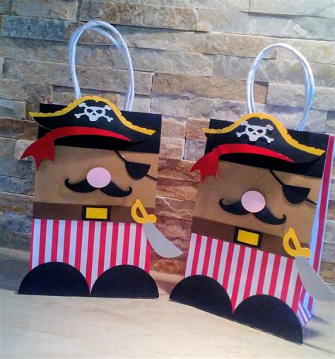 Pirate Favor Bag Pirate Goody Bags Etsy