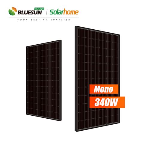 Buy Black Mono Solar Panel 72 Cells Series Professional Black Mono