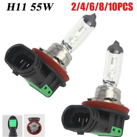 Pcs H Halogen W V Low Beam Car Auto Headlight Fog Driving