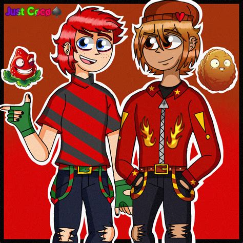 Pvz2 Strawburst And Explode O Nut As Humans By Justcoco238916 On