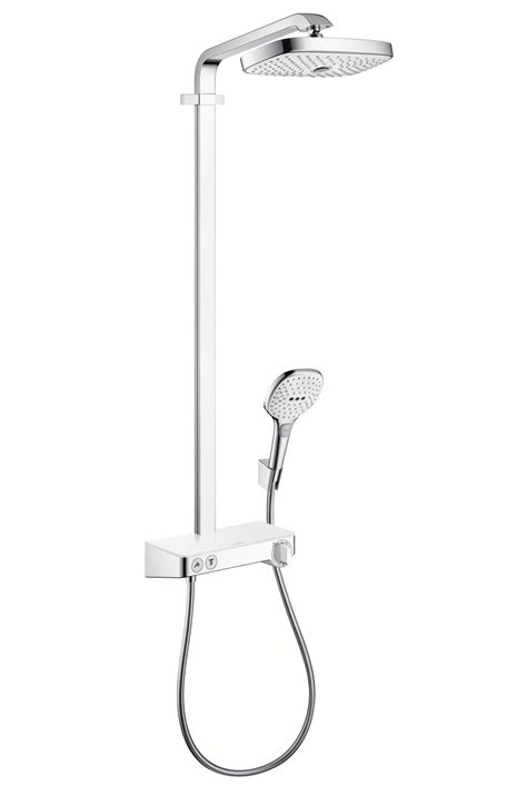 Hansgrohe Showerpipe Raindance Select Weiss Chr Showertablet Kb