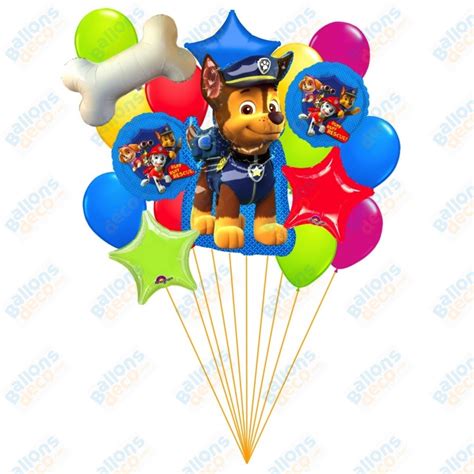 Ballons Pat Patrouille En Grappe Disney Paw Patrol Ballonsdeco