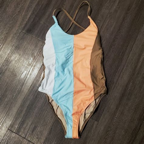 Pilyq Swim Pilyq Color Block Farrah One Piece Poshmark