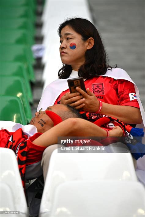 Korea Republic Fans Are Seen Prior To The Fifa World Cup Qatar 2022