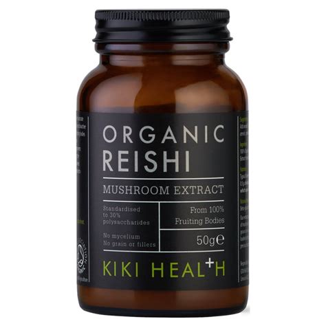 Kiki Health Organic Reishi Mushroom Extract 50g Powder