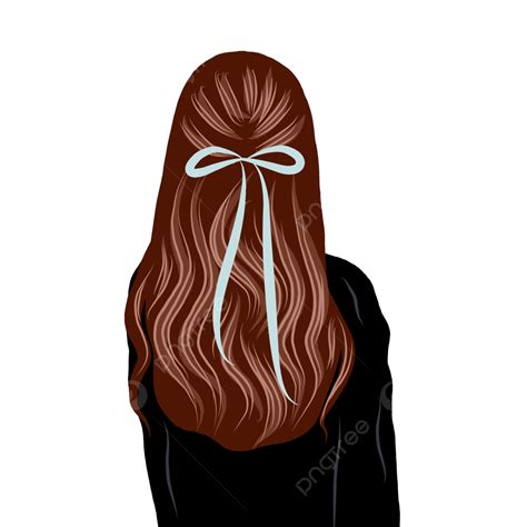 A Girl With Long Hair, Pretty Girl, Hair, Long Hair PNG Transparent ...