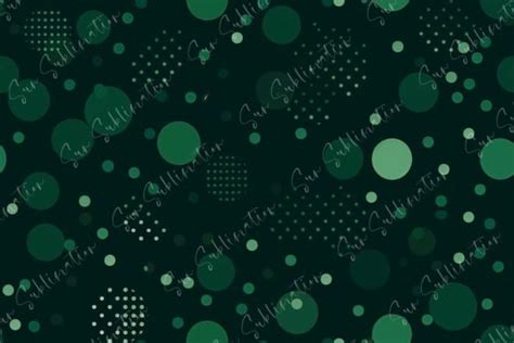 Green and Dark Green Circle Pattern Graphic by Sun Sublimation ...