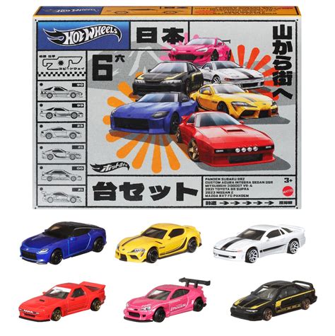 楽天ブックス ホットウィール Hot Wheels ストリートオブジャパン マルチパック 台入り 乗り物おもちゃ ミニカー 歳から マルチ HRX 玩具