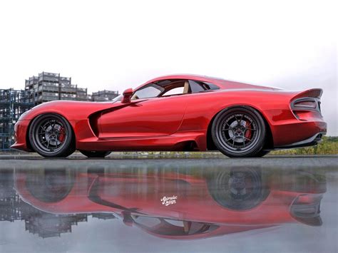 What The Dodge Viper Would Look Like As A Mid Engine Supercar Techeblog