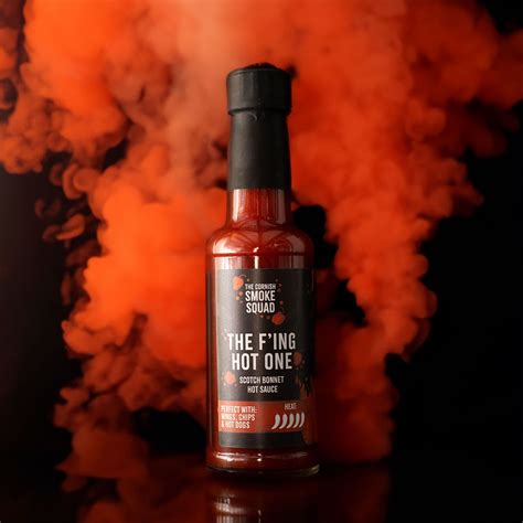The F Ing Hot One Scotch Bonnet Hot Sauce The Rusty Bbq Co