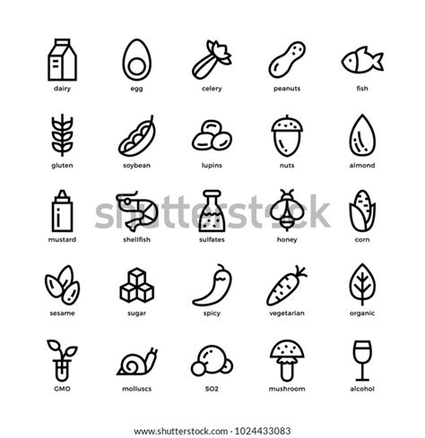 Allergen Symbols: Over 14,543 Royalty-Free Licensable Stock Vectors ...