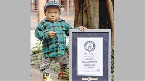 Nepalese Named Worlds Shortest Teenager Frontpage