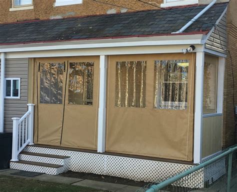 Clear Vinyl Tarp Porch Enclosures — Randolph Indoor and Outdoor Design