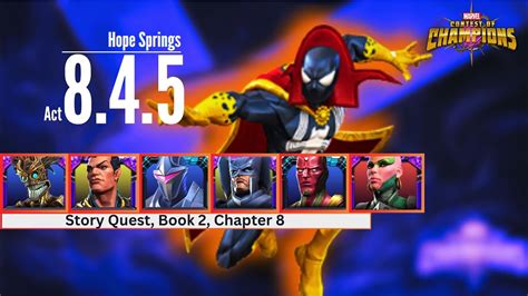 Hope Springs Act 845 Easy Path For Completion Spiderman Supreme Boss Mcoc Youtube