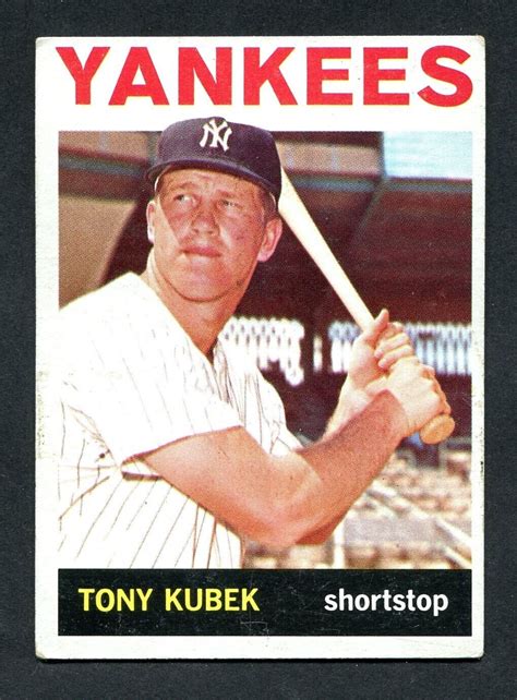 Topps Tony Kubek Vg Ex Yankees Ebay