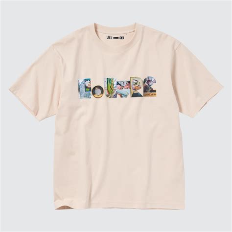 Louvre By M M Ut Oversized Short Sleeve Graphic T Shirt Uniqlo Us