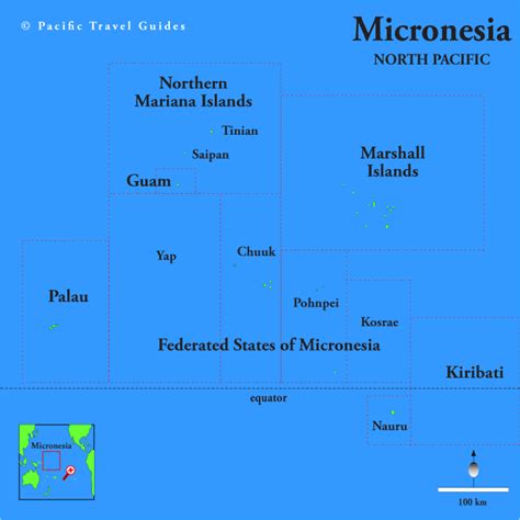 Micronesia Map And Micronesia Satellite Images