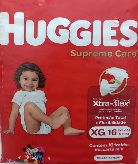 Fralda Huggies Supreme Care Turma Da Monica Tamanho Xg Fraldas