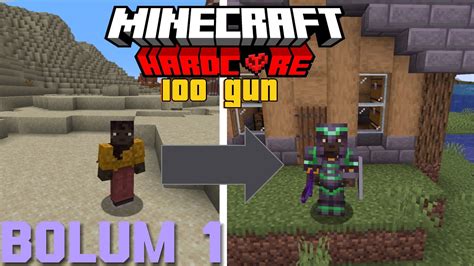 MİNECRAFT HARDCORE 100 GÜN BÖLÜM 1 CANLI YAYIN GELİN YouTube