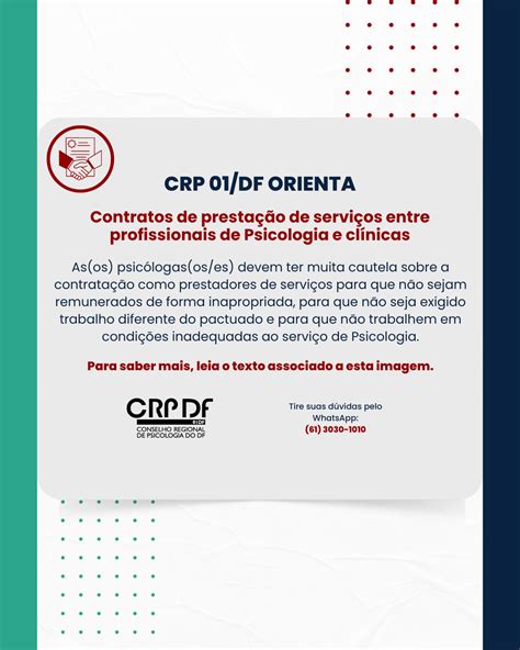 Conselho Regional De Psicologia Do Df Crp Df