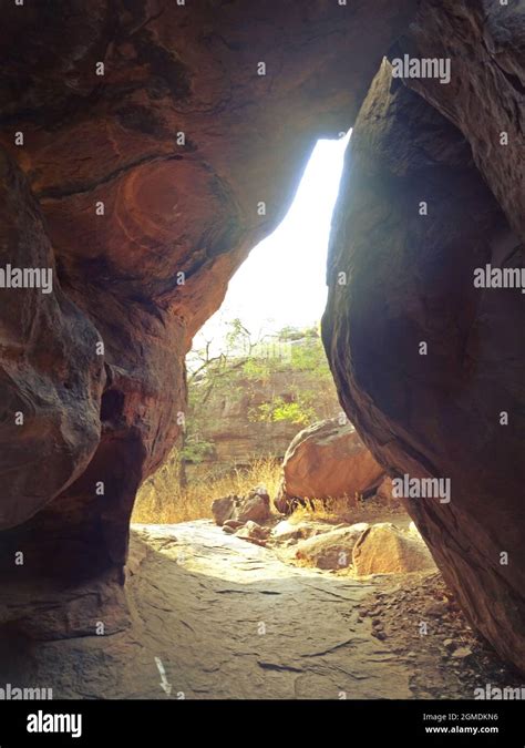 Bhimbetka Rock Shelters Unesco Heritage Site District Bhopal