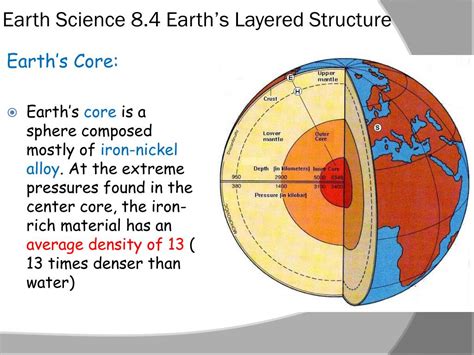 PPT Earth Science 8 4 Earths Layered Structure PowerPoint