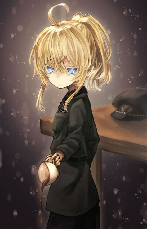 Tanya Degurechaff Youjo Senki Drawn By Light Danbooru