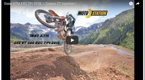 Ktm Enduro Exc Tpi L Essai Vid O Moto Station Mototribu