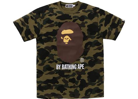 BAPE 1st Camo By Bathing Ape Tee Green Men's - SS23 - US