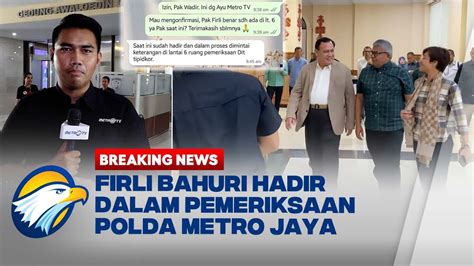 Breaking News Firli Bahuri Hadiri Pemeriksaan Polda Metro Jaya Youtube