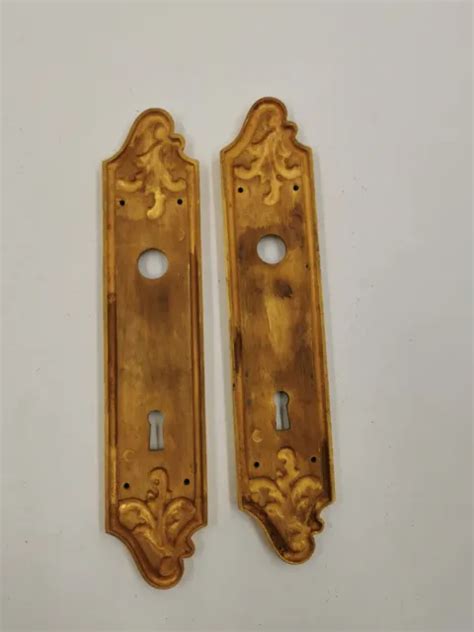 2 ANCIENNES PLAQUES De Proprete En Bronze Ep 7 EUR 11 00 PicClick FR