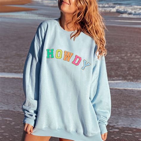 Howdy Sweatshirt Country Sweatshirt Western Crewneck Nashville Etsy