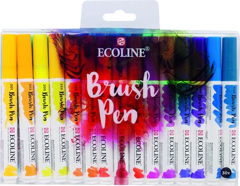 Royal Talens Ecoline Liquid Watercolour Drawing Painting Brush Pens