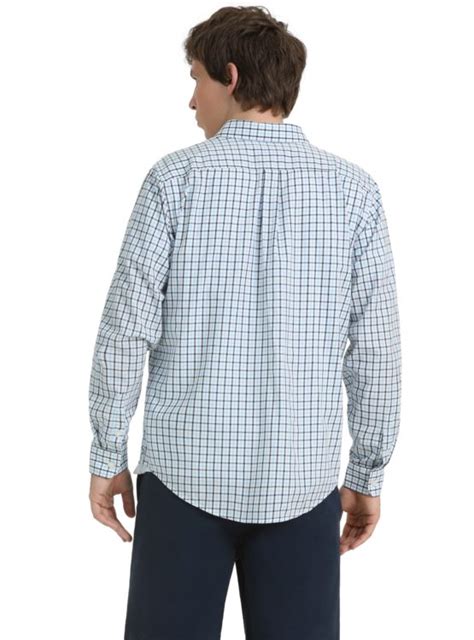 Ripley CAMISA MANGA LARGA ALGODÓN HOMBRE DOCKERS BLANCO SIGNATURE