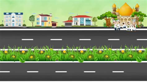 Green screen jalan raya bergerak, Animasi bergerak, Gif bergerak @Diler ...